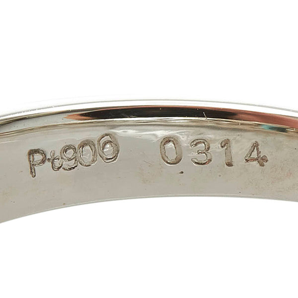 Pt900 プラチナ パライバトルマリン0.31ct ダイヤ0.14ct リング 指輪 レディース 13.5号 【中古】