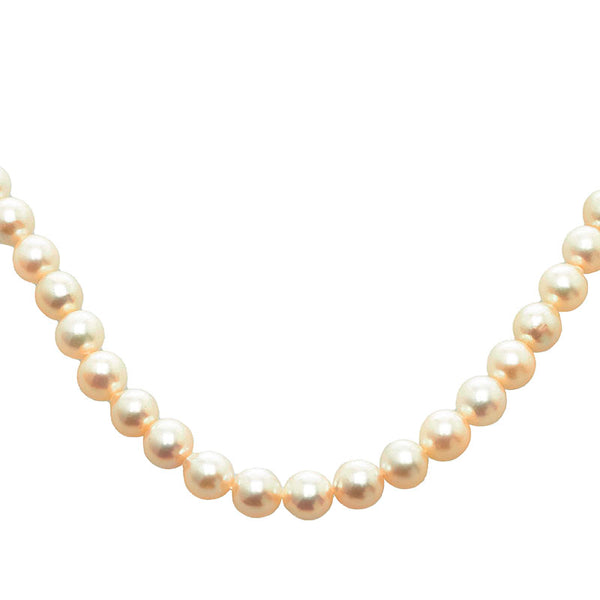 タサキ メタル アコヤパール7.5～8mm ネックレス レディース TASAKI 【中古】