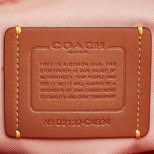 コーチ ハンドバッグ ショルダーバッグ サーモンピンク レザー レディース COACH 【中古】