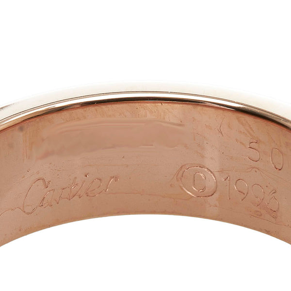 カルティエ ラブリング リング 指輪 K18PG ピンクゴールド レディース CARTIER 【中古】
