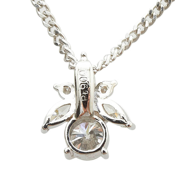 Pt900 プラチナ Pt850 プラチナ ダイヤ0.506ct ダイヤ0.30ct ネックレス ペンダント レディース 【中古】