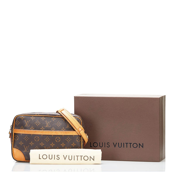 ルイ ヴィトン モノグラム トロカデロ27 斜め掛け ショルダーバッグ M51274 ブラウン PVC レザー レディース LOUIS VUITTON 【中古】