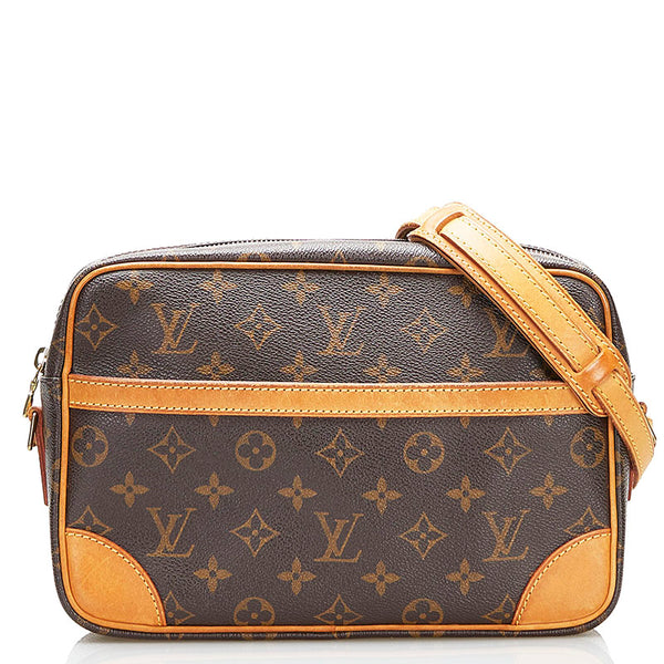 ルイ ヴィトン モノグラム トロカデロ27 斜め掛け ショルダーバッグ M51274 ブラウン PVC レザー レディース LOUIS VUITTON 【中古】