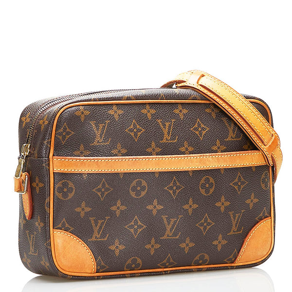 ルイ ヴィトン モノグラム トロカデロ27 斜め掛け ショルダーバッグ M51274 ブラウン PVC レザー レディース LOUIS VUITTON 【中古】