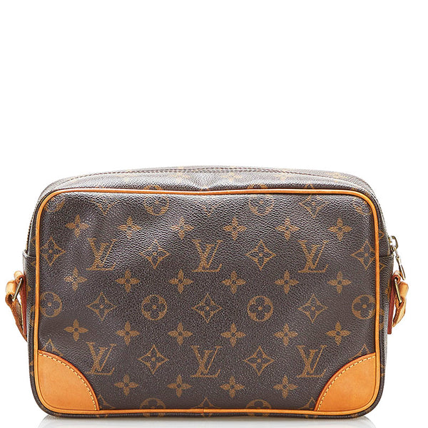 ルイ ヴィトン モノグラム トロカデロ27 斜め掛け ショルダーバッグ M51274 ブラウン PVC レザー レディース LOUIS VUITTON 【中古】