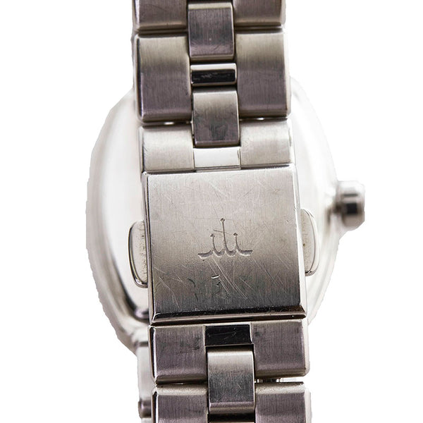 セイコー クレドール アクア 腕時計 5A70-0AE0 クオーツ ホワイト文字盤 ステンレススチール レディース SEIKO 【中古】