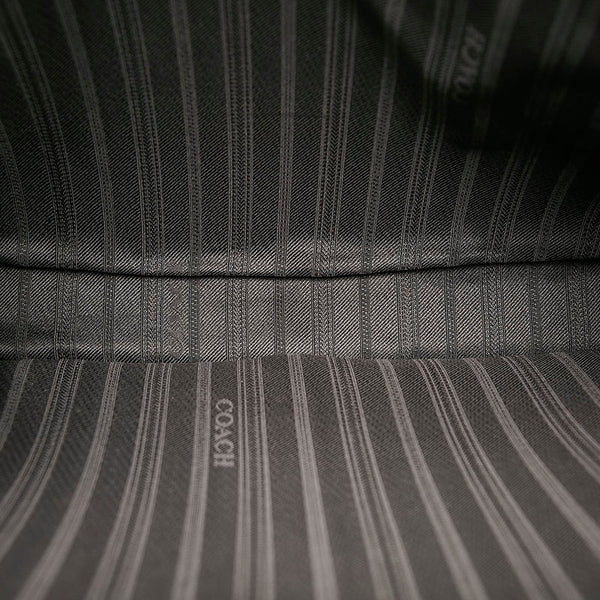 コーチ ビジネスバッグ ブリーフケース ショルダーバッグ 2WAY ブラック レザー メンズ COACH 【中古】