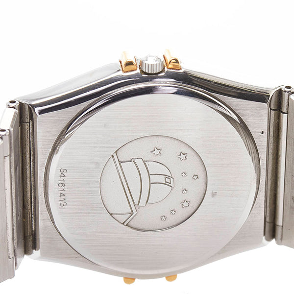 オメガ コンステレーション 腕時計 クオーツ ゴールド文字盤 ステンレススチール メンズ OMEGA 【中古】