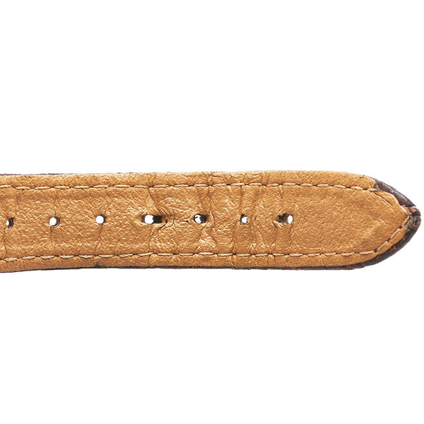バーバリー 腕時計 クオーツ アイボリー文字盤 レザー メンズ BURBERRY 【中古】