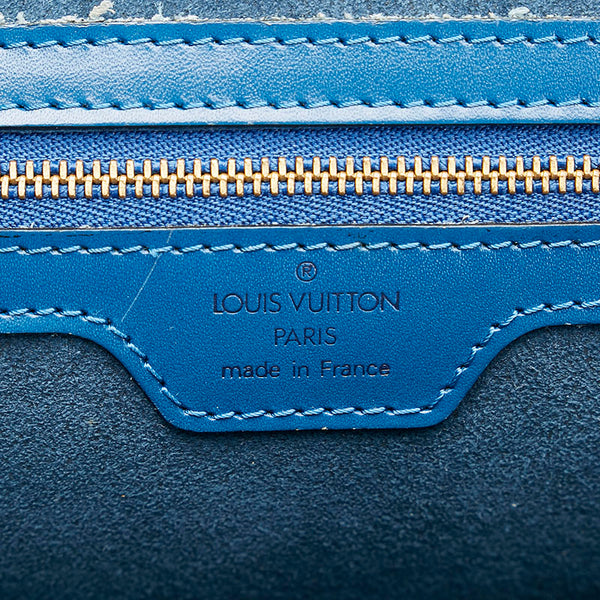 ルイ ヴィトン エピ リュサック ショルダーバッグ トートバッグ M52285 トレドブルー レザー レディース LOUIS VUITTON 【中古】