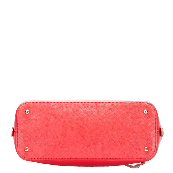 サマンサベガ ハンドバッグ ショルダーバッグ 2WAY レッド レザー レディース Samantha Vega 【中古】