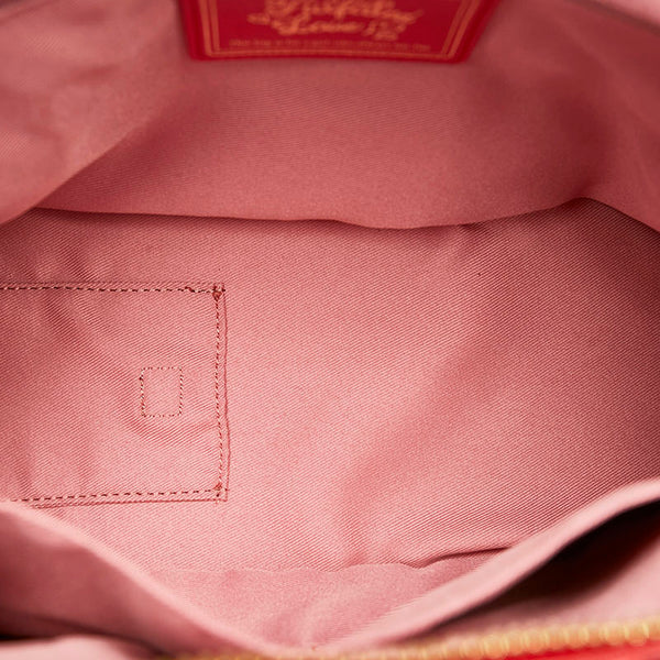 サマンサベガ ハンドバッグ ショルダーバッグ 2WAY レッド レザー レディース Samantha Vega 【中古】