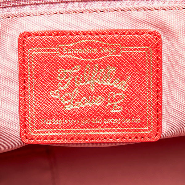 サマンサベガ ハンドバッグ ショルダーバッグ 2WAY レッド レザー レディース Samantha Vega 【中古】