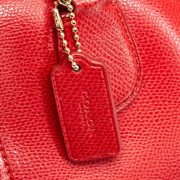 コーチ ハンドバッグ ショルダーバッグ 2WAY F33329 レッド レザー レディース COACH 【中古】