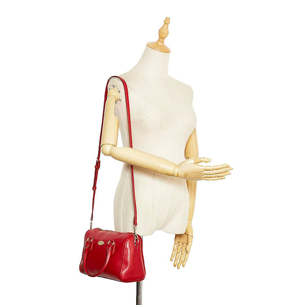 コーチ ハンドバッグ ショルダーバッグ 2WAY F33329 レッド レザー レディース COACH 【中古】