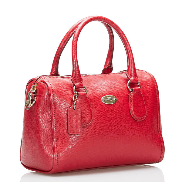 コーチ ハンドバッグ ショルダーバッグ 2WAY F33329 レッド レザー レディース COACH 【中古】