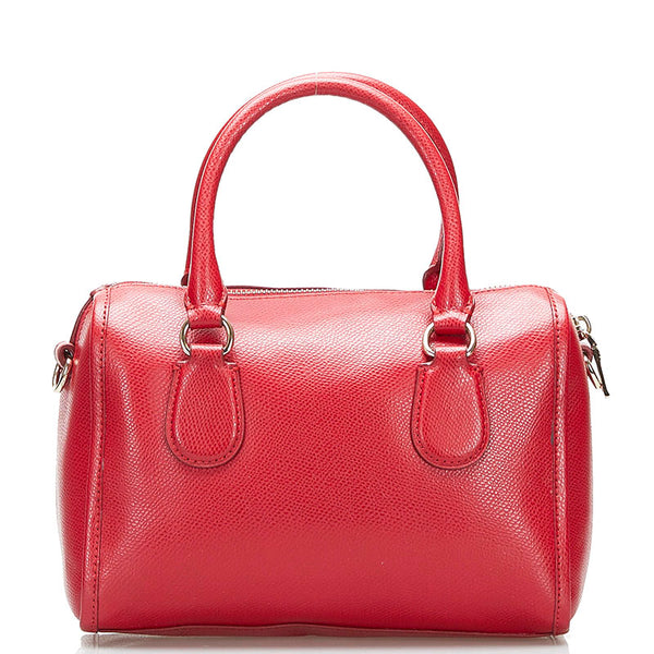 コーチ ハンドバッグ ショルダーバッグ 2WAY F33329 レッド レザー レディース COACH 【中古】