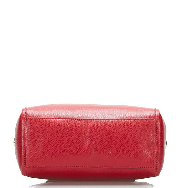 コーチ ハンドバッグ ショルダーバッグ 2WAY F33329 レッド レザー レディース COACH 【中古】