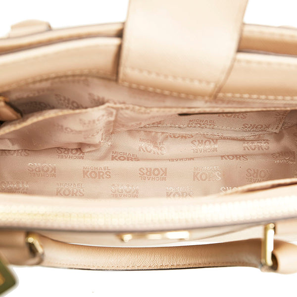 マイケルコース ハンドバッグ ベージュ レザー レディース Michael Kors 【中古】