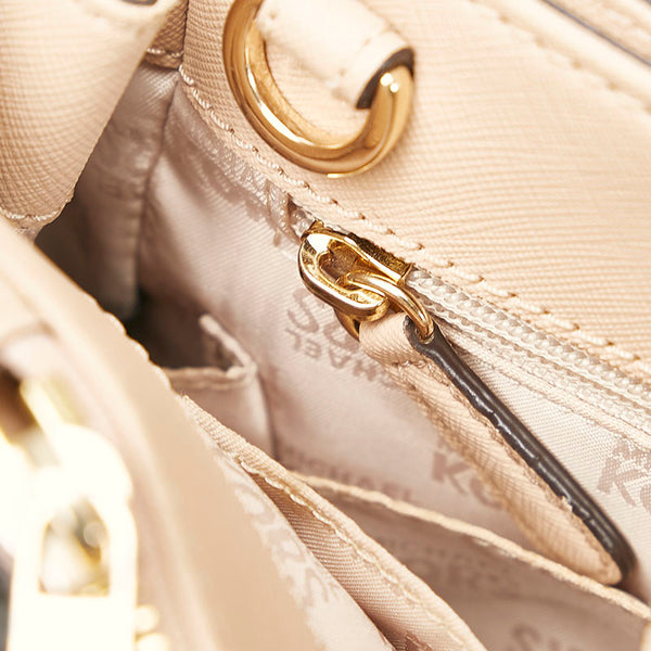 マイケルコース ハンドバッグ ベージュ レザー レディース Michael Kors 【中古】