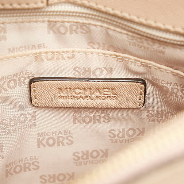 マイケルコース ハンドバッグ ベージュ レザー レディース Michael Kors 【中古】