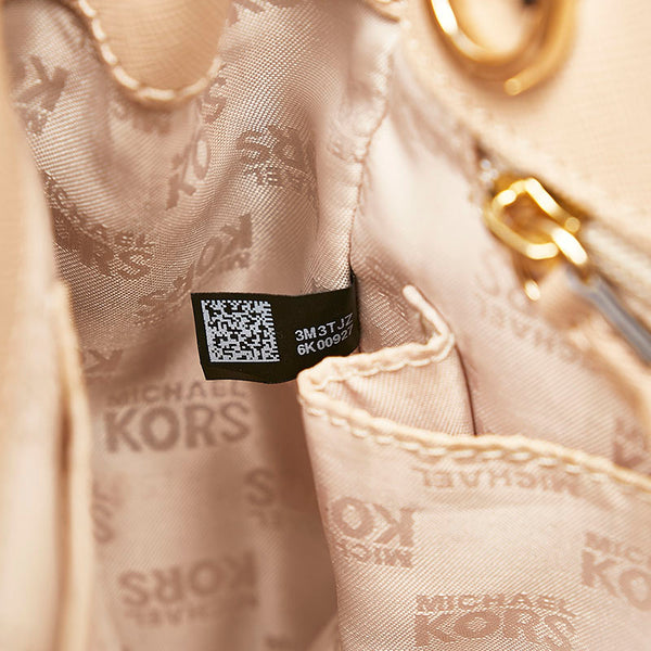 マイケルコース ハンドバッグ ベージュ レザー レディース Michael Kors 【中古】