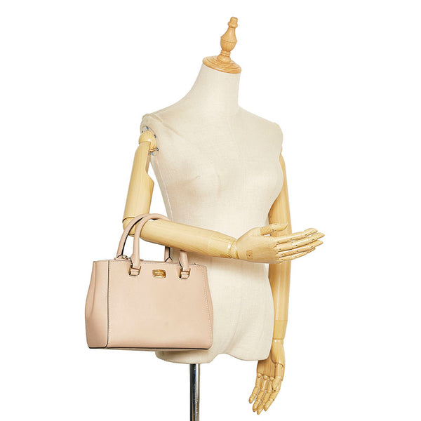 マイケルコース ハンドバッグ ベージュ レザー レディース Michael Kors 【中古】