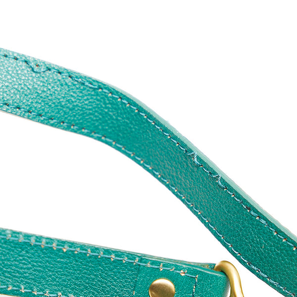 サマンサタバサ ハンドバッグ ショルダーバッグ 2WAY グリーン レザー レディース Samantha Thavasa 【中古】