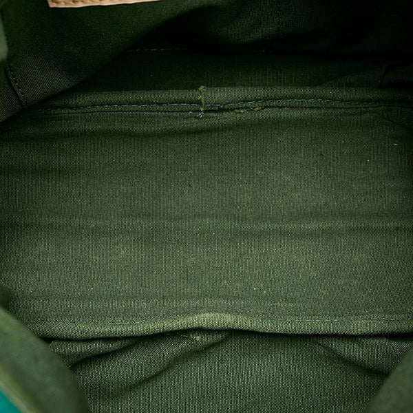 サマンサタバサ ハンドバッグ ショルダーバッグ 2WAY グリーン レザー レディース Samantha Thavasa 【中古】