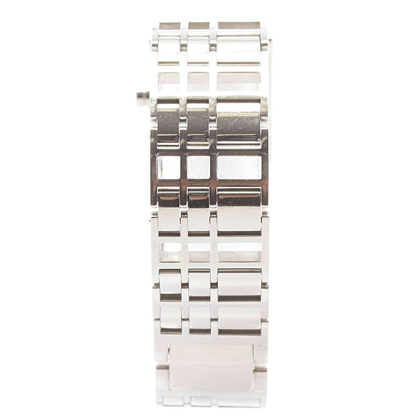 バーバリー シェル 腕時計 BU4601 クオーツ シェルホワイト文字盤 ステンレススチール レディース BURBERRY 【中古】