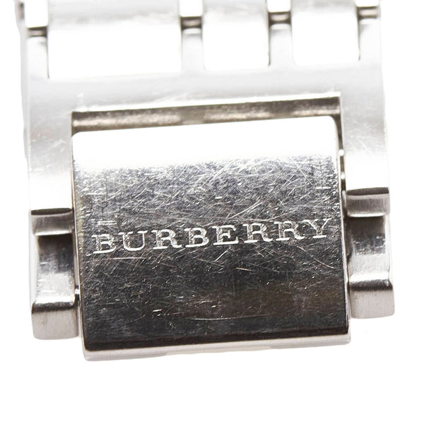 バーバリー シェル 腕時計 BU4601 クオーツ シェルホワイト文字盤 ステンレススチール レディース BURBERRY 【中古】
