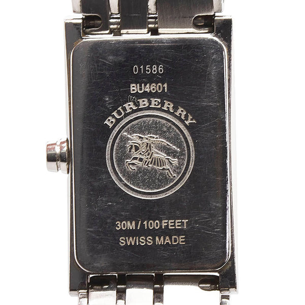 バーバリー シェル 腕時計 BU4601 クオーツ シェルホワイト文字盤 ステンレススチール レディース BURBERRY 【中古】