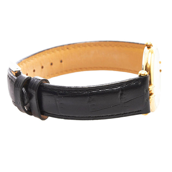 ディオール ベルト（社外品） 腕時計 3065 クオーツ シルバー文字盤 ステンレススチール レザー メンズ Dior 【中古】