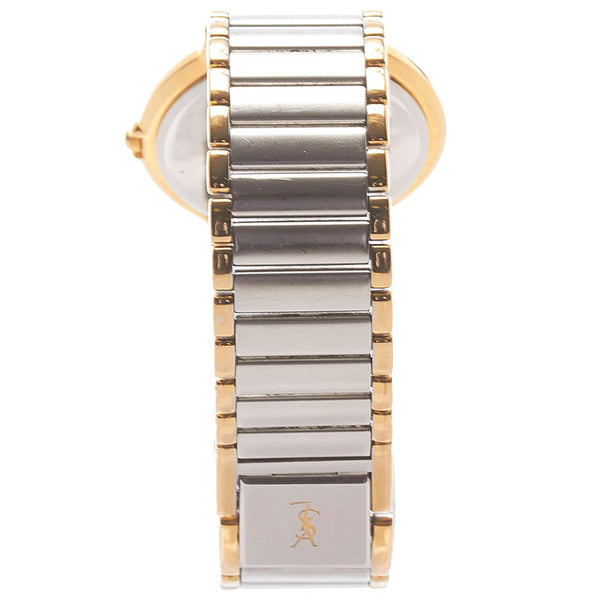 サンローラン シチズン製 腕時計 4620-E62267YO クオーツ ゴールド文字盤 ステンレススチール レディース SAINT LAURENT 【中古】