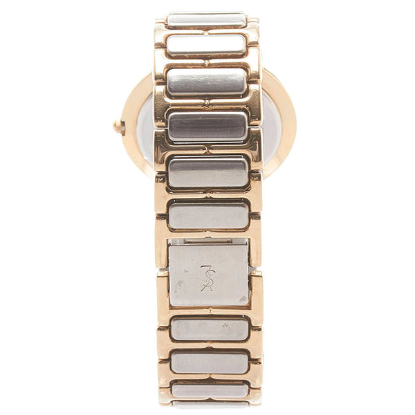 サンローラン 腕時計 4620-E60957Y クオーツ ホワイト文字盤 ステンレススチール レディース SAINT LAURENT 【中古】