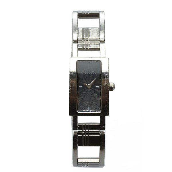 バーバリー 腕時計 BU4207 クオーツ ブラック文字盤 ステンレススチール レディース BURBERRY 【中古】