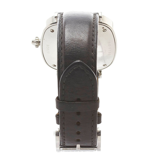 バーバリー 腕時計 BU1700 クオーツ ホワイト文字盤 ステンレススチール レザー メンズ BURBERRY 【中古】