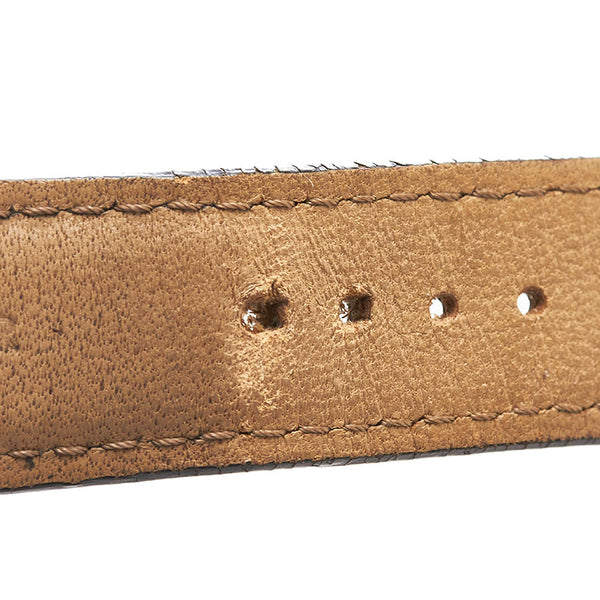 バーバリー 腕時計 BU1700 クオーツ ホワイト文字盤 ステンレススチール レザー メンズ BURBERRY 【中古】