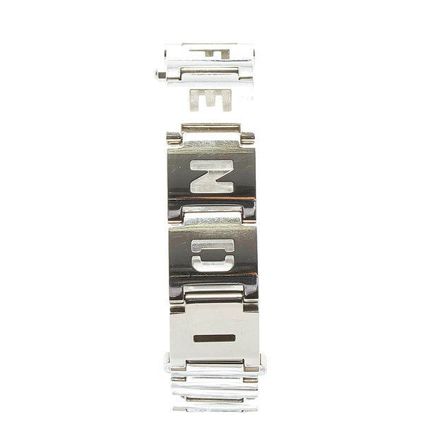 フェンディ ステラ 腕時計 3150L クオーツ ブラック文字盤 ステンレススチール レディース FENDI 【中古】