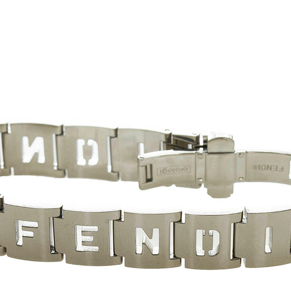 フェンディ ステラ 腕時計 3150L クオーツ ブラック文字盤 ステンレススチール レディース FENDI 【中古】