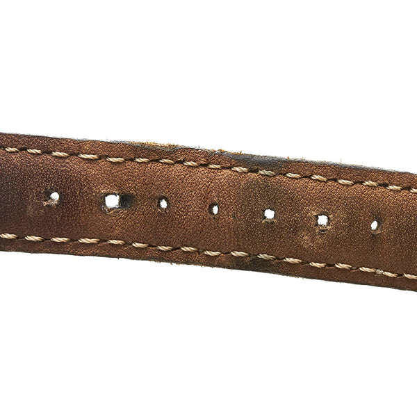 サンローラン 腕時計 クオーツ シルバー文字盤 ステンレススチール レザー レディース SAINT LAURENT 【中古】