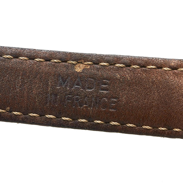 サンローラン 腕時計 クオーツ シルバー文字盤 ステンレススチール レザー レディース SAINT LAURENT 【中古】