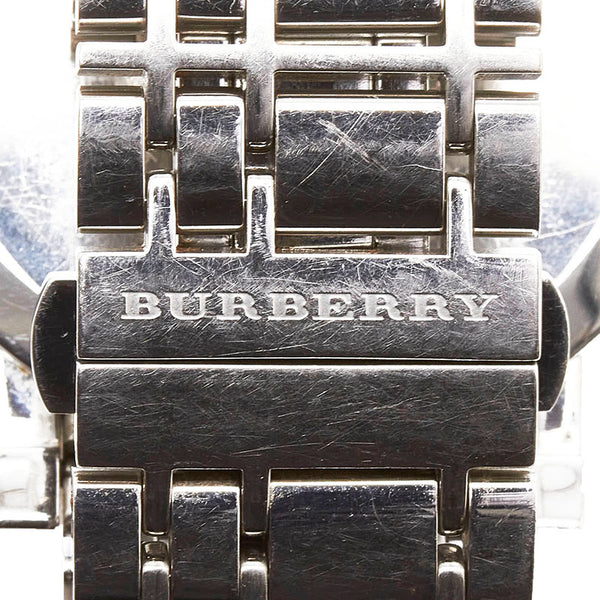 バーバリー 腕時計 BU1391 クオーツ ブラック文字盤 ステンレススチール メンズ BURBERRY 【中古】