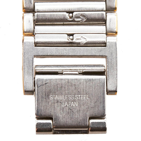 サンローラン コンビ 腕時計 4620-E62267YO クオーツ ベージュ文字盤 ステンレススチール レディース SAINT LAURENT 【中古】