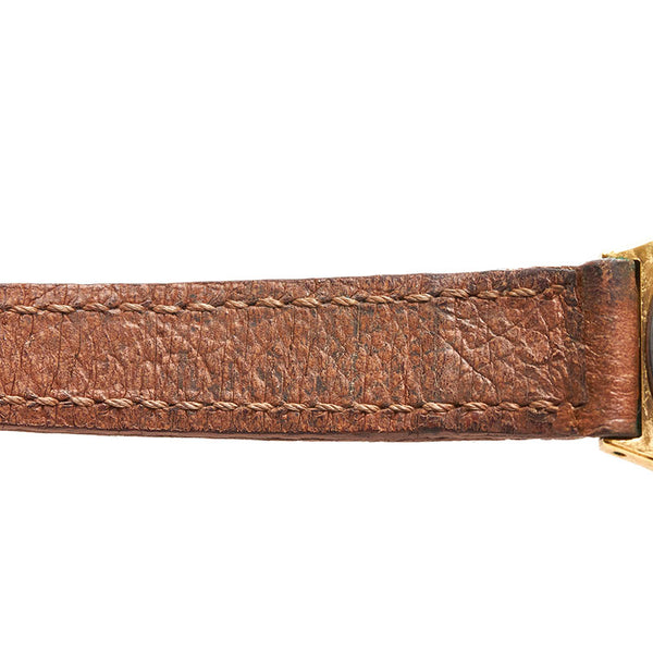 サンローラン 腕時計 クオーツ ホワイト文字盤 ステンレススチール レザー レディース SAINT LAURENT 【中古】