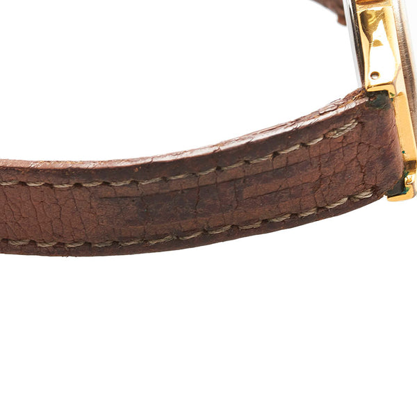 サンローラン 腕時計 クオーツ ホワイト文字盤 ステンレススチール レザー レディース SAINT LAURENT 【中古】