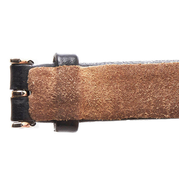 サンローラン 腕時計 1032 H23028 Y クオーツ シルバー文字盤 ステンレススチール レザー レディース SAINT LAURENT 【中古】