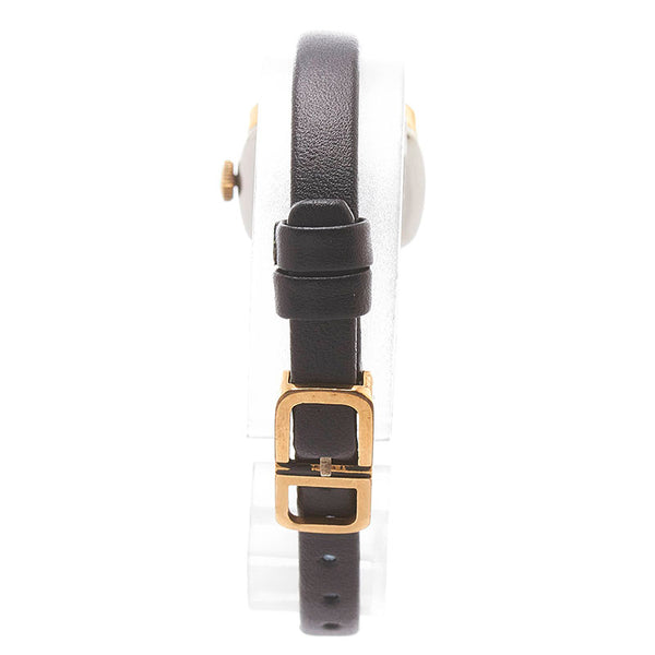 ディオール ブローバ 腕時計 手巻き ゴールド文字盤 ステンレススチール レザー レディース Dior 【中古】