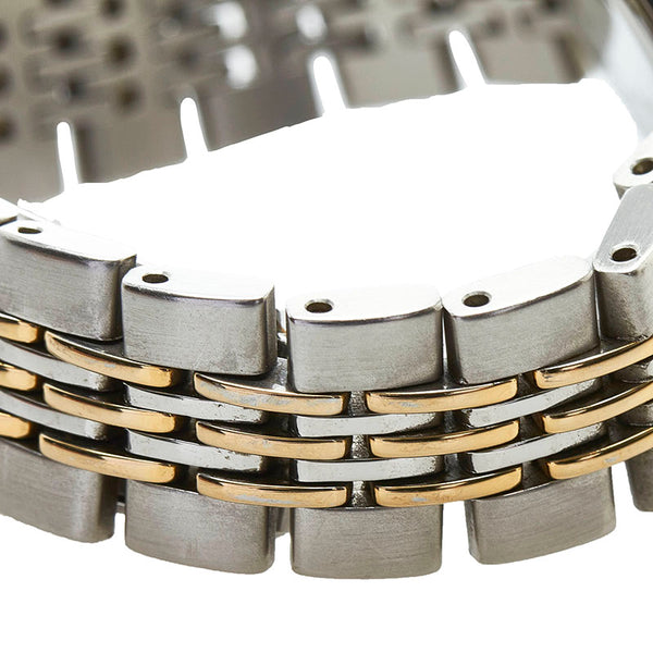 サンローラン 腕時計 5421-H10058Y クオーツ ネイビー文字盤 ステンレススチール レディース SAINT LAURENT 【中古】