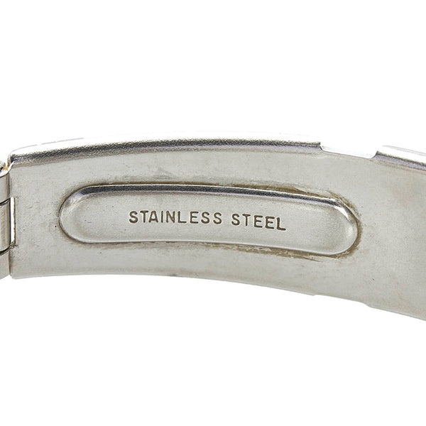 サンローラン 腕時計 5421-H10058Y クオーツ ネイビー文字盤 ステンレススチール レディース SAINT LAURENT 【中古】